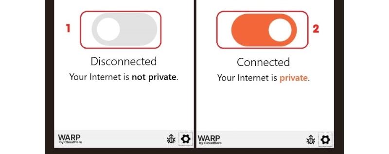 1.1.1.1 Là Gì? Giải Pháp Tối Ưu Hoá Mạng Cùng Nhà Cái 78WIN 7 Bật công tắc WARP để kích hoạt